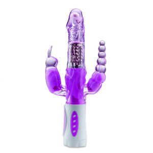 Double Rabbit Female Adult Sex Toy Vibrator G-Spot Dildo Clit Anal Massager