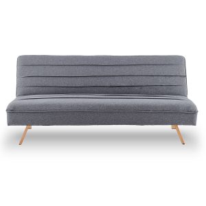 Saybrook 3 Seater Modular Linen Fabric Sofa Bed Couch Futon