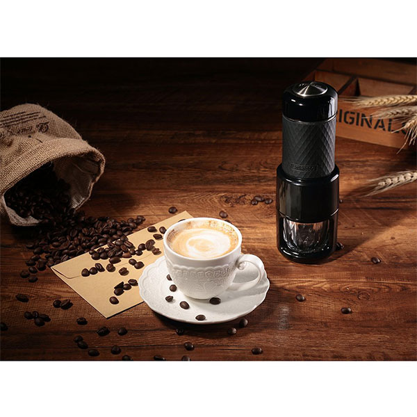 STARESSO Coffee Maker Red Dot Award Winner Portable Espresso Cappuccino Quick Cold Brew Manual Coffee Maker Machines All in One – Pink
