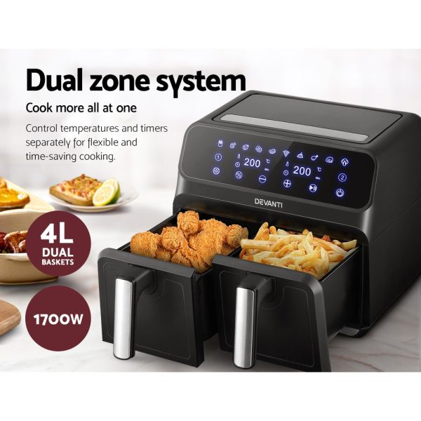 Air Fryer 8L LCD Fryers Oven Airfryer Healthy Cooker Oil Free Kitchen