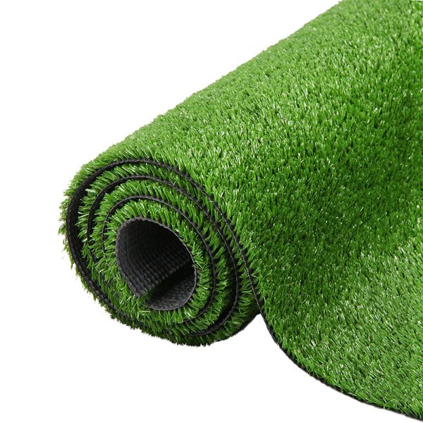 Artificial Grass 17mm 2mx5m 10sqm Synthetic Fake Turf Plants Plastic Lawn Olive