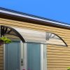 Instahut Window Door Awning Outdoor Solid Polycarbonate Canopy Patio 1mx3m DIY