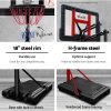 3.05M Basketball Hoop Stand System Ring Portable Net Height Adjustable Black