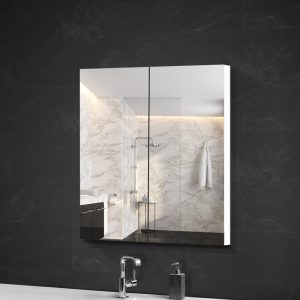 Bathroom Mirror Cabinet 600mm x720mm