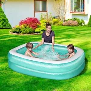 Kids Pool 200x146x48cm Inflatable Above Ground Swimming Pools 450L