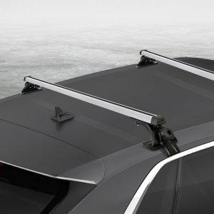 Universal Car Roof Racks Pod Aluminium Cross Bars Brackets 145cm Silver