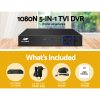 5 IN 1 4CH DVR Video Recorder CCTV Security System HDMI 1080P