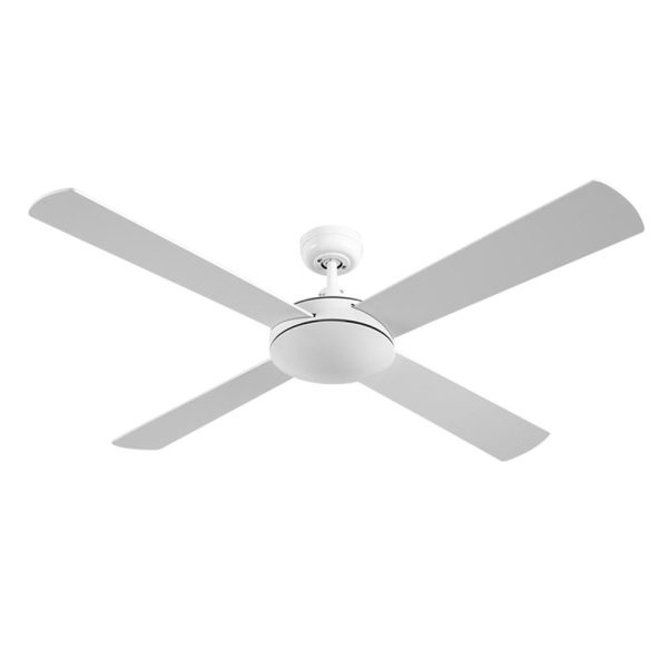 52” Ceiling Fan w/Remote – White