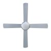 Devanti 52” Ceiling Fan w/Light w/Remote Timer – Silver