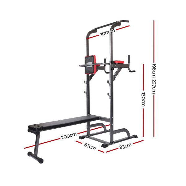 9-IN-1 Power Tower Weight Bench Multi-Function Station