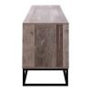 TV Cabinet Entertainment Unit Stand Storage Wooden Industrial Rustic 180cm
