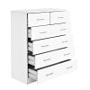 Tallboy Dresser Table 6 Chest of Drawers Cabinet Bedroom Storage White