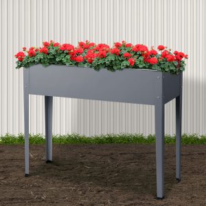 Garden Bed Elevated 100X80X30cm Planter Box Container Galvanised