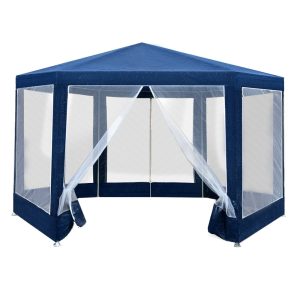 Gazebo Wedding Party Marquee Tent Canopy Outdoor Camping Gazebos Navy