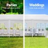 Instahut Gazebo 3×9 Outdoor Marquee Gazebos Wedding Party Camping Tent 8 Wall Panels