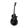 38 Inch Wooden Acoustic Guitar Black