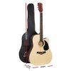 41″ Inch Electric Acoustic Guitar Wooden Classical EQ With Pickup Bass Natural