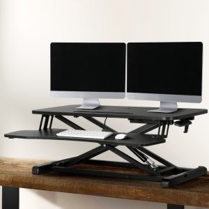 Standing Desk Riser Height Adjustable Sit Stand Computer Laptop Desktop