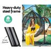 Double Hammock Chair Stand Steel Frame 2 Person Outdoor Heavy Duty 200KG