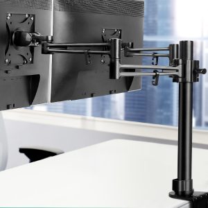 Monitor Arm Dual Desk Mount Screen Holder Bracket