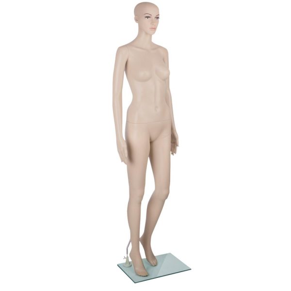 175cm Tall Full Body Female Mannequin – Skin Coloured