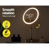 Makeup Mirror LED Light Cosmetic Round 360° Rotation 10X Magnifying