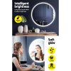 LED Wall Mirror Bathroom Light 80CM Decor Round decorative Mirrors