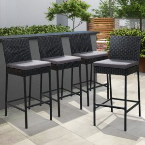 Outdoor Bar Stools Dining Chairs Wicker Furniture