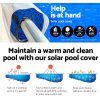 Pool Cover Roller Swimming Pools Covers Wheel Solar Blanket 10.5X4.2M