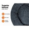 Pet bed Dog Cat Calming Pet bed Extra Large 110cm Dark Grey Sleeping Comfy Washable