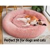 Pet bed Dog Cat Calming Pet bed Extra Large 110cm Pink Sleeping Comfy Washable