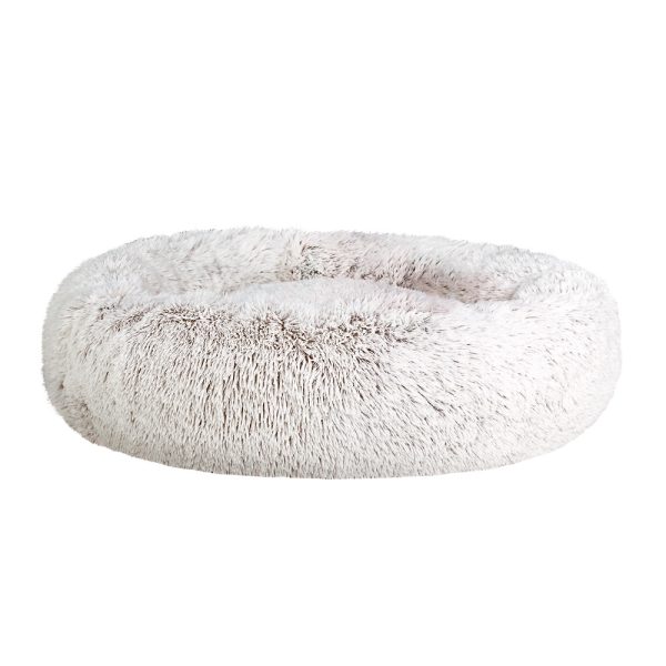 Pet bed Dog Cat Calming Pet bed Large 90cm White Sleeping Comfy Cave Washable
