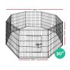 30″ 8 Panel Pet Dog Playpen Puppy Exercise Cage Enclosure Play Pen Fence