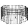 2X30″ 8 Panel Pet Dog Playpen Puppy Exercise Cage Enclosure Fence Play Pen