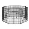 36″ 8 Panel Pet Dog Playpen Puppy Exercise Cage Enclosure Play Pen Fence