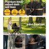 Pet Dog Stroller Pram Large Cat Carrier Travel Pushchair Foldable 4 Wheels