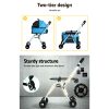 Large Pet Stroller – Foldable 4 Wheels Double Dog Pram