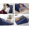 Foam Wedge Back Support Pillow – Blue