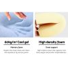 2X Memory Foam Wedge Pillow Neck Back Support with Cover Waterproof Blue