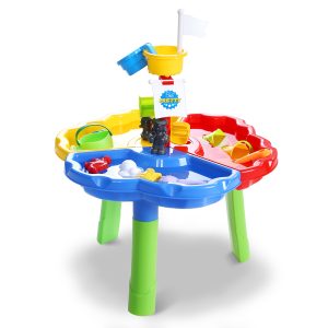 Kids Sandpit Pretend Play Set Outdoor Sand Water Table Beach Toy