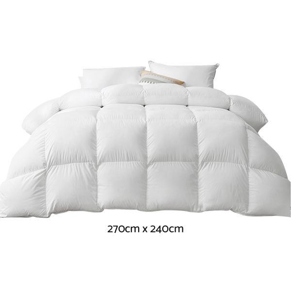 Super King 500GSM Goose Down Feather Quilt