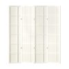Room Divider Screen Privacy Wood Dividers Stand 4 Panel Nova White