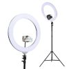 19″ LED Ring Light 6500K 5800LM Dimmable Diva With Stand Make Up Studio Video