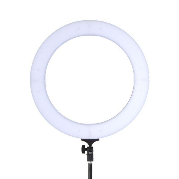 14″ LED Ring Light 5600K 3000LM Dimmable Stand MakeUp Studio Video