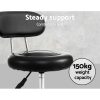 Salon Stool Swivel Chair Backrest Barber Hairdressing Hydraulic Height