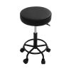 Round Salon Stool Stools Black Swivel Barber Hair Hydraulic Chairs Lift