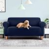 Sofa Cover Elastic Stretchable Couch Covers Navy 3 Seater