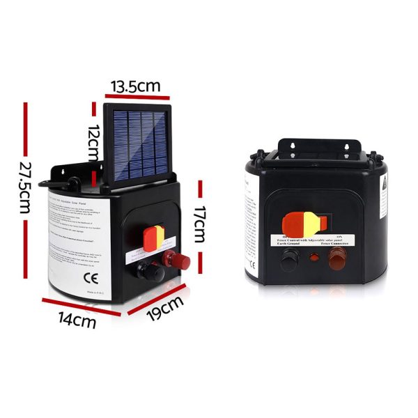 5km Solar Electric Fence Charger Energiser