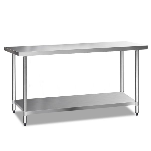 1829 x 610mm Commercial Stainless Steel Kitchen Bench