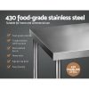1829 x 762mm Commercial Stainless Steel Kitchen Bench